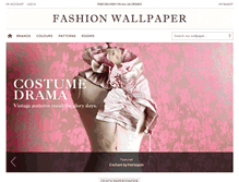 Tablet Screenshot of fashionwallpaper.co.uk
